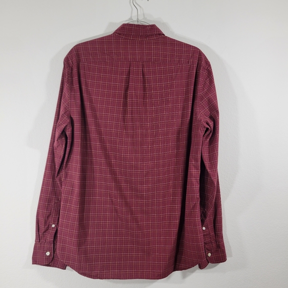 J. CREW Men's Secret Wash slim organic cotton plaid casual button down shirt - Picture 12 of 12